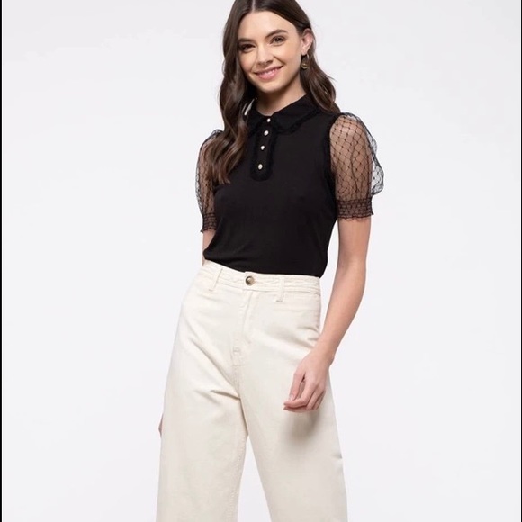 Knit Collared Button up - Picture 3 of 4